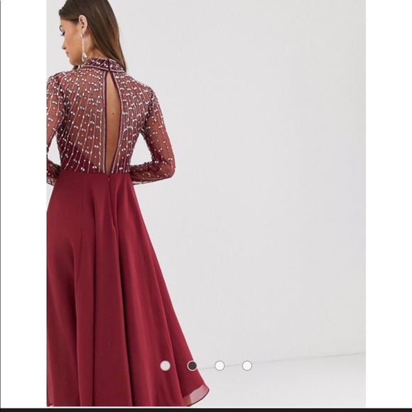 ASOS midi dress size 8 - Picture 3 of 6